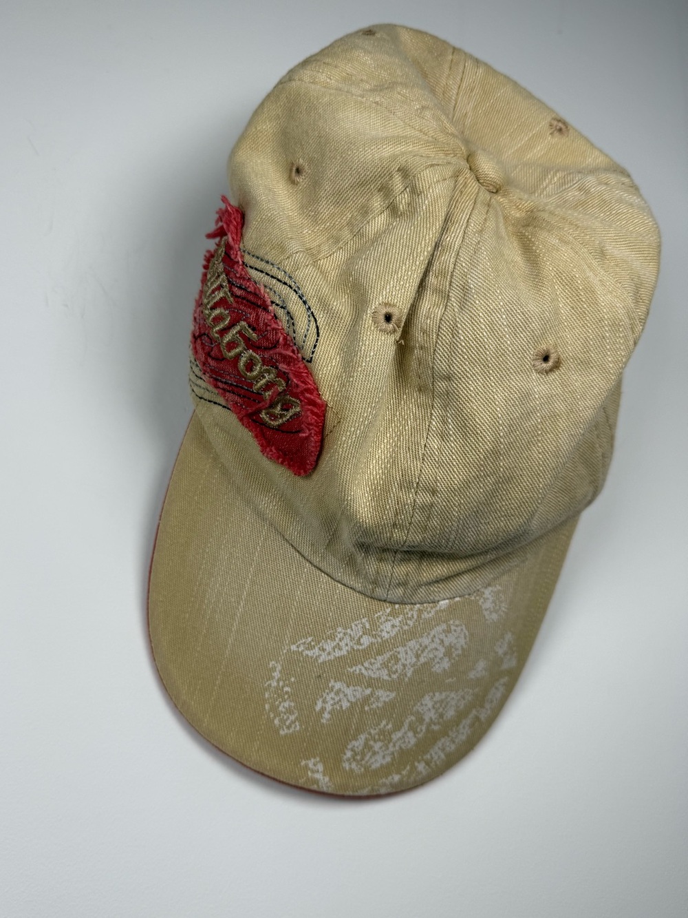 BILLABONG | Y2K 00s Newsboy Distressed Cap Hat